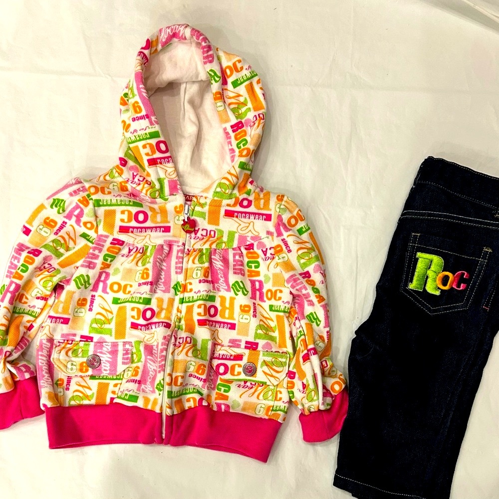 Rocawear Kids Multicolor Graphic Hoodie Set